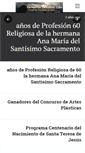 Mobile Screenshot of carmelitasdescalzascuba.org