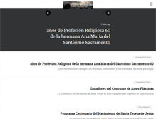 Tablet Screenshot of carmelitasdescalzascuba.org